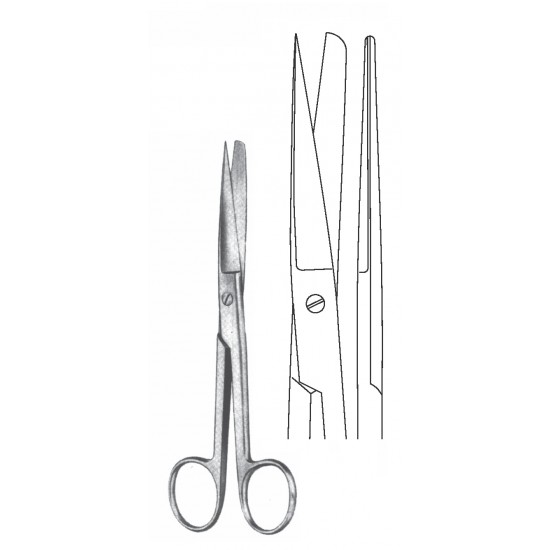  STANDARD OPERATING SCISSOR SH/BL STR 14CM