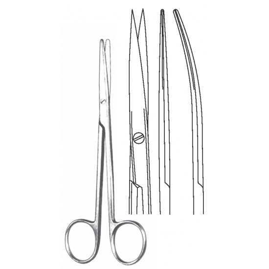 METZENBAUM SCISSOR SH/SH CVD 14CM