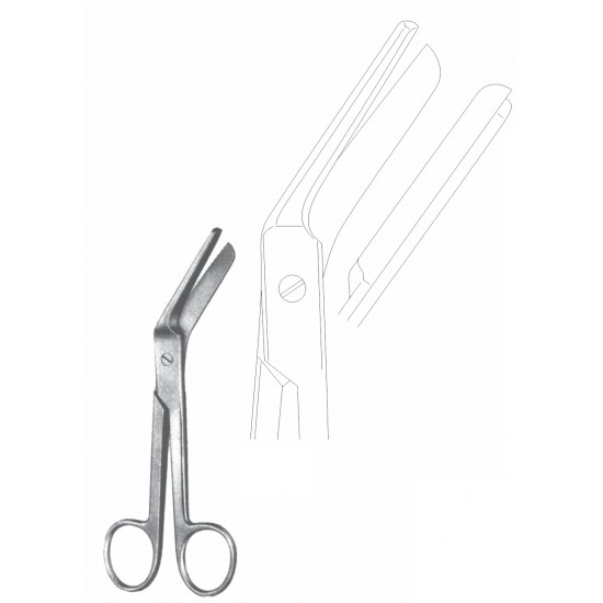 BRAUN STADLER EPISIOTOMY SCISSOR 14.5CM