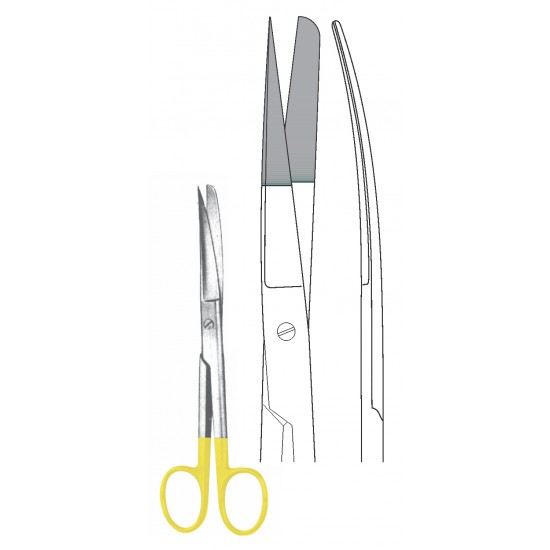 TC STANDARD OPERATING SCISSOR SH/BL CVD 18CM