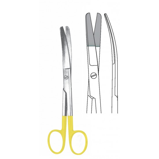 TC STANDARD OPERATING SCISSOR BL/BL CVD 11.5CM