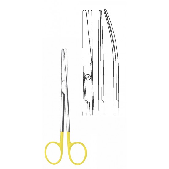 TC METZENBAUM SCISSOR BL/BL STR 14CM