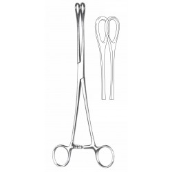 FOERSTER SPONGE FORCEP SMOOTH STR 25CM