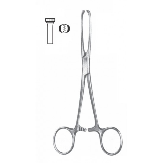 ALLIS TISSUE FORCEP 4X5 TEETH 15CM