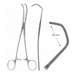 DEBAKEY-SATINSKY FORCEP POINT 28mm 18CM