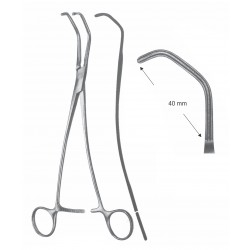 DEBAKEY-SATINSKY FORCEP POINT 40mm 24CM