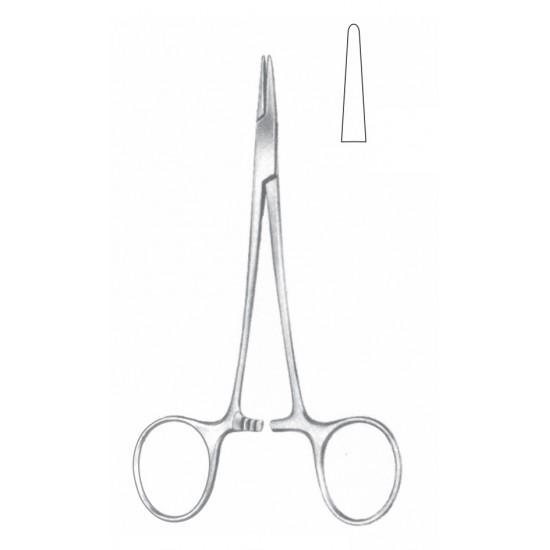 HALSEY NEEDLE HOLDER SMOOTH TYPE 13CM