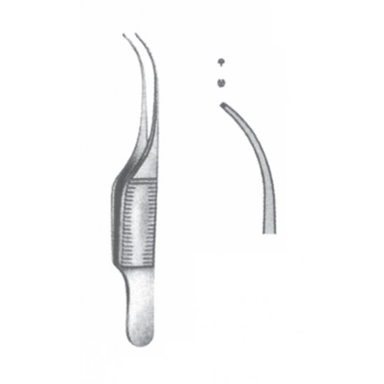 GILL MICRO TISSUE FORCEP 1X2 TEETH EXTRA STANDARD 7CM