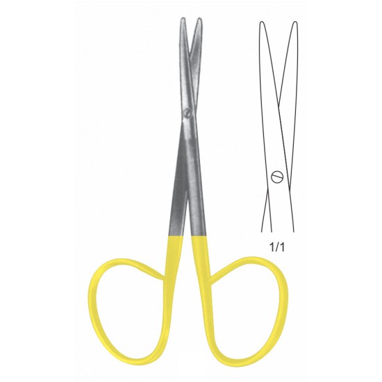 TC RIBBON BABY METZENBAUM SCISSOR STR 10CM