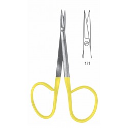 TC RIBBON IRIS SCISSOR SMALL BLADE STR 9.5CM