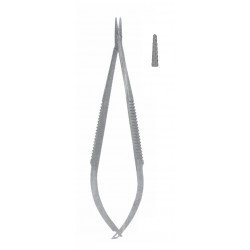 CASTROVIEJO DELICATE NEEDLE HOLDER SERR WITHOUT LOCK STR 14CM