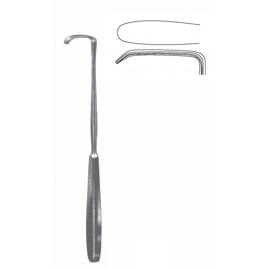 LANGEN-BECK RETRACTOR HOLLOW HANDLE 22CM FIG-4