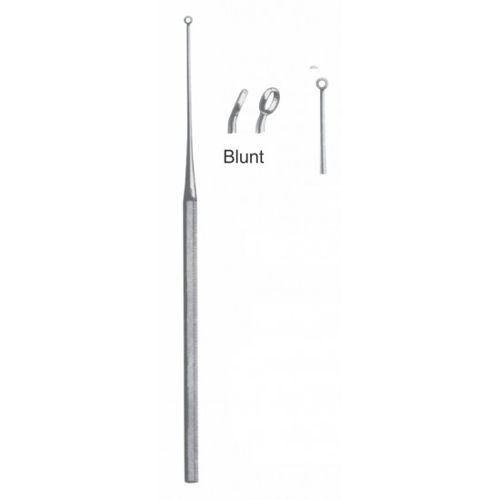 BUCK EAR CURETTE BLUNT CVD 16.5CM FIG-00