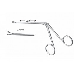 HARTMAN EAR FORCEP 1MM CUP TYPE 9CM SHAFT