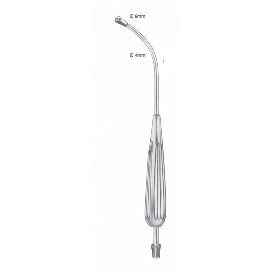 ANDREW PYNCHON SUCTION TUBE 6MM TIP, 24CM