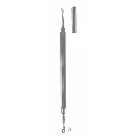 KATSCH DERMAL CURETTE WITH CAP 14CM