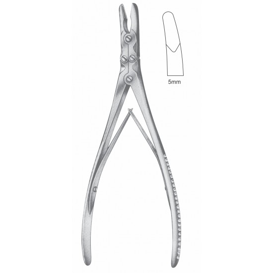 ROTTGEN-RASKIN DOUBLE ACTION BONE RONGUER 5mm POINT 24CM