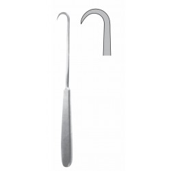 BONE HOOK WITH HOLLOW HANDLE 20CM