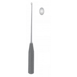 VOLKMAN BONE CURETTE FIBER HANDLE CUP 10mm 27CM