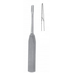 MINI-LEXER GOUGE WITH FIBER HANDLE 8mm, 18CM