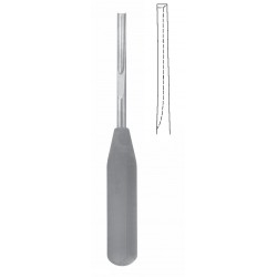 LEXER GOUGE FOR REMOVING BROKEN SCREW WITH FIBER HANDLE 4mm 23CM