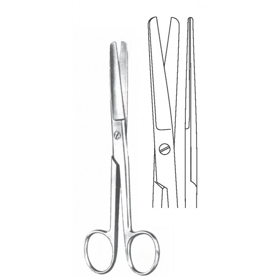 STANDARD OPERATING SCISSOR BL/BL STR 11.5CM