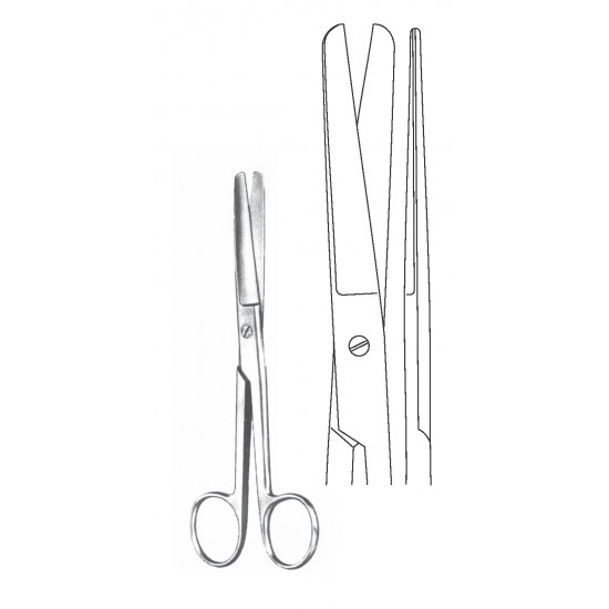 STANDARD OPERATING SCISSOR BL/BL STR 16.5CM