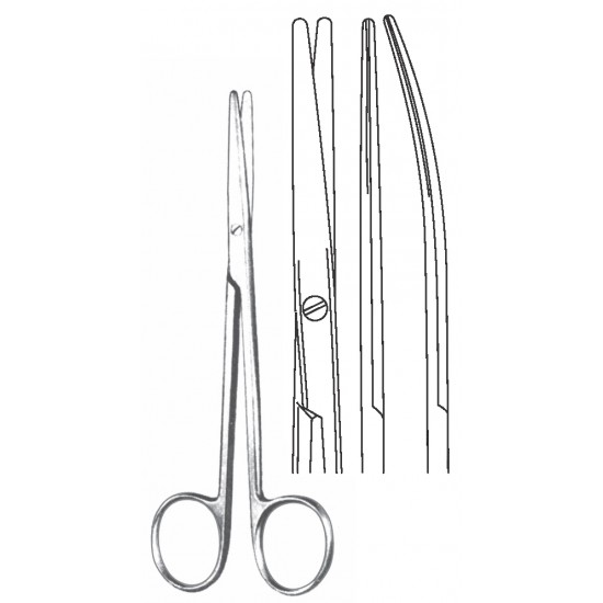 METZENBAUM SCISSOR BL/BL STR 18CM