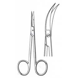 IRIS SCISSOR ROUND CVD 11.5CM