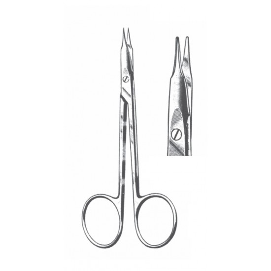 STEVENS FINE SCISSOR BL/BL STR 11.5CM