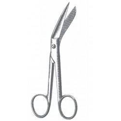 RICHTER BANDAGE SCISSOR SH/BL 13CM