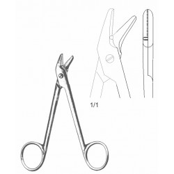 UNIVERSAL WIRE CUTTING SCISSOR 1-SERR BLADE 12CM