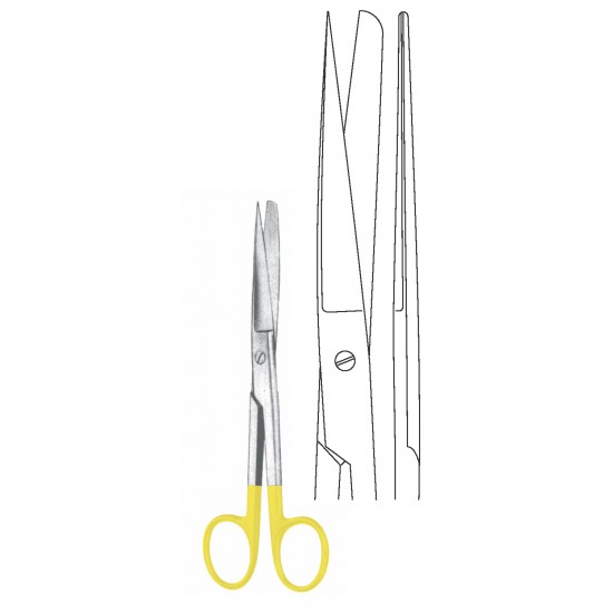 TC STANDARD OPERATING SCISSOR SH/BL STR 18CM