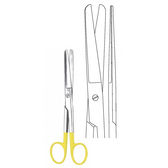 TC STANDARD OPERATING SCISSOR BL/BL STR 15.5CM