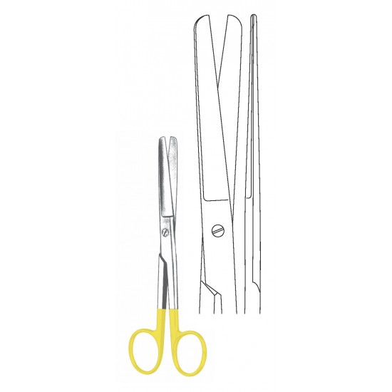 TC STANDARD OPERATING SCISSOR BL/BL STR 18CM