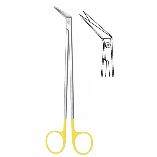 TC POTTS-SMITH VASCULAR SCISSOR 45 ANGLE 19CM