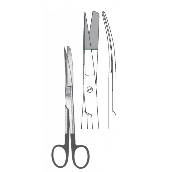 SUPER CUT STANDARD OPERATING SCISSOR SH/BL CVD 13CM