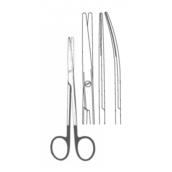 SUPER CUT METZENBAUM SCISSOR BL/BL STR 23CM