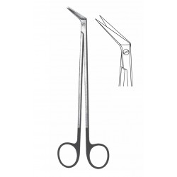 SUPER CUT POTTS-SMITH VASCULAR SCISSOR 45 ANGLE 19CM