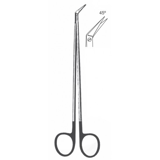 SUPER CUT DIETRICH VASCULAR SCISSOR 45 ANGLE 18CM