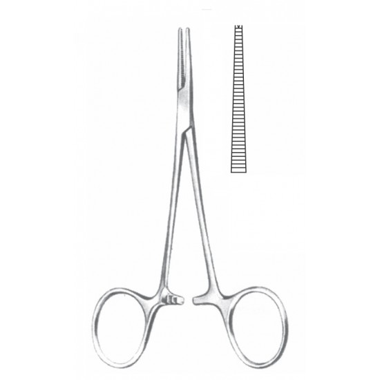 HALSTEAD MOSQUITO FORCEP 1X2 STR 14CM