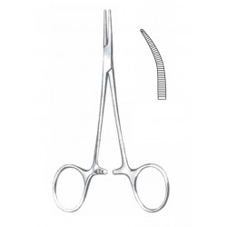 HALSTEAD MOSQUITO FORCEP 1X2 CVD 12.5CM