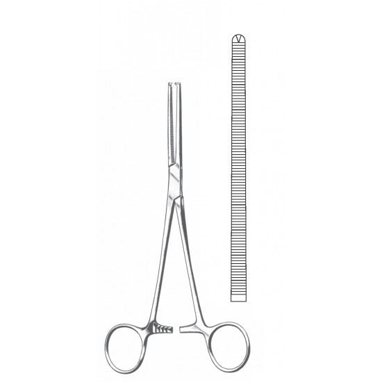 KOACHER (OCHSNER) FORCEP 1X2 STR 26CM