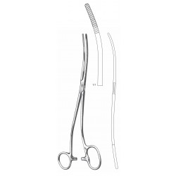 BOZEMANN UTERINE FORCEP 1-LARGE RING 26CM