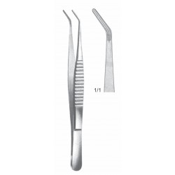 DEBAKEY INTESTINAL FORCEP (TWEEZER TYPE) CVD 2mm, 15CM