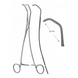 DEBAKEY-SATINSKY FORCEP POINT 32mm 23.5CM