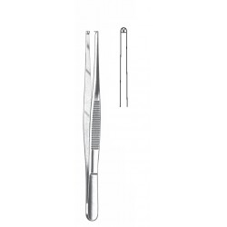 TISSUE FORCEP 1X2 TEETH 16CM