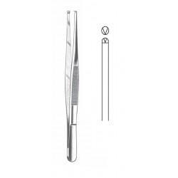 TISSUE FORCEP 1X2 TEETH 30CM