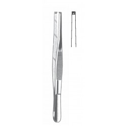 TISSUE FORCEP 2X3 TEETH 13CM