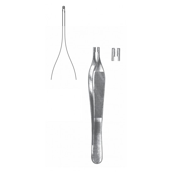 ADSON TISSUE FORCEP 1X2 TEETH 15CM